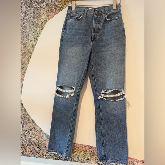 Topshop DAD high rise jeans 26 - Picture 2 of 5
